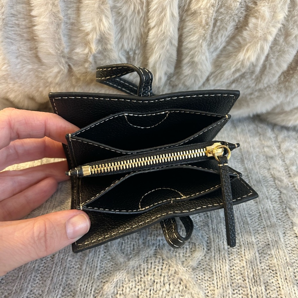 Polène Black Kayé Wristlet Wallet - Picture 4 of 6